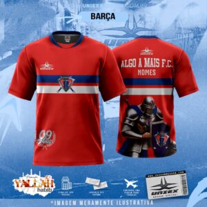 CAMISA BARÇA ALGO A MAIS VERMELHA